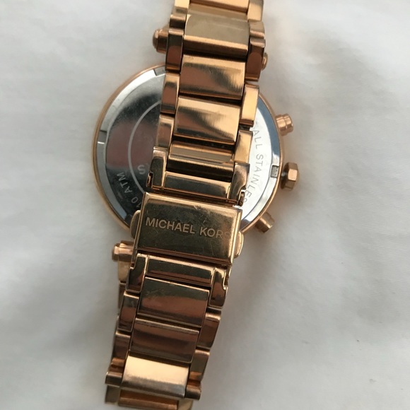 Rose Gold MK watch
